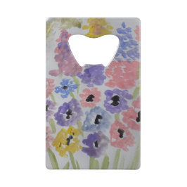 Summer Wildflower Bottle Opener Creditkaart Flessenopener