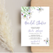 Summer Wildflower Bridal Shower Invitation Kaart