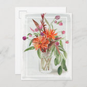 Summer Wildflower Briefkaart (Voorkant / Achterkant)