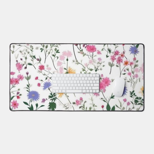 Summer Wildflower Bureaumat (Keyboard & Muis)