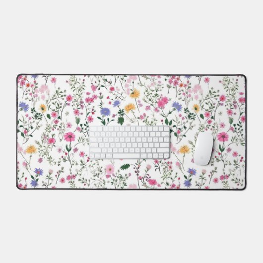 Summer Wildflower Bureaumat (Keyboard & Muis)