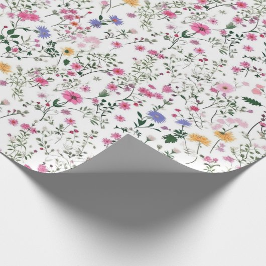 Summer Wildflower Cadeaupapier (Hoek)