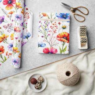Summer Wildflower Cadeaupapier