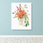 Summer Wildflower Canvas Afdruk (Insitu (Houten vloer))