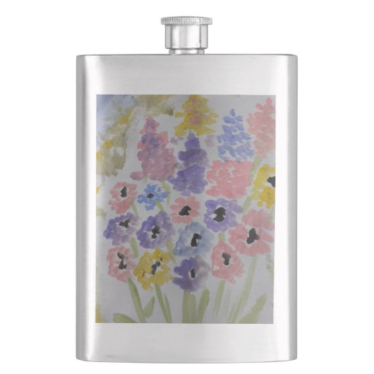Summer Wildflower Classic Hip Flask Flacon (Voorkant)