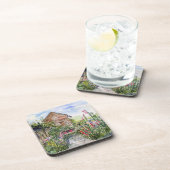 Summer Wildflower English Garden in York Bier Onderzetter (Rechterzijde)