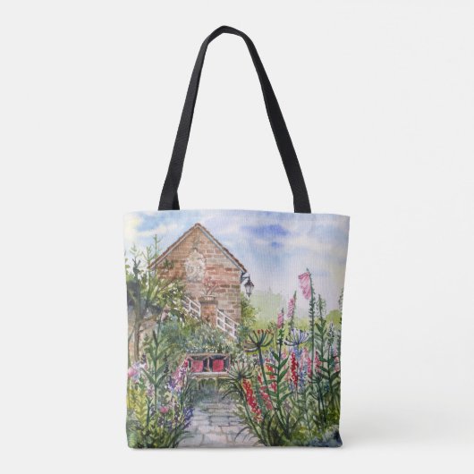 Summer Wildflower English Garden in York Tote Bag (Achterkant)