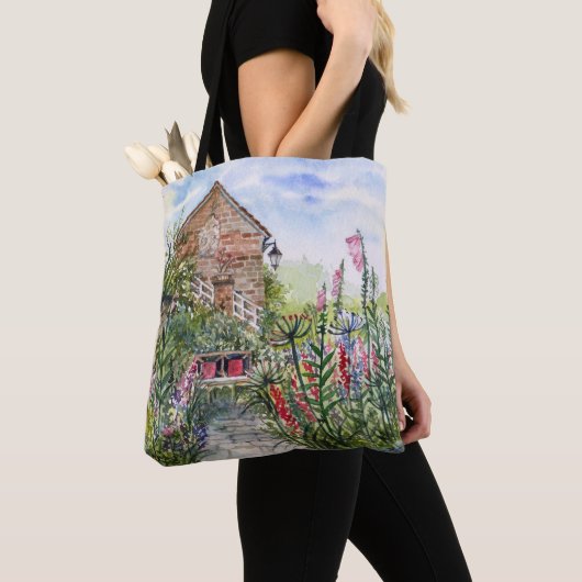 Summer Wildflower English Garden in York Tote Bag (Dichtbij)