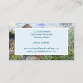 Summer Wildflower English Garden in York Visitekaartje (Achterkant)