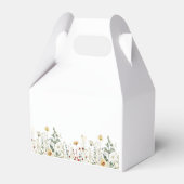 Summer Wildflower Field Baby shower Bedankdoosjes (Achterkant)