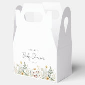 Summer Wildflower Field Baby shower Bedankdoosjes (Geopend)