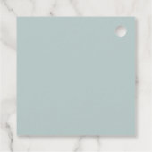 Summer Wildflower Field Baby Shower Bedankjes Labels (Achterkant)