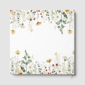 Summer Wildflower Field Baby shower Gastenboek (Achterkant)