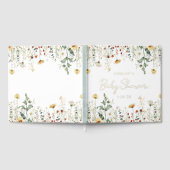 Summer Wildflower Field Baby shower Gastenboek (Volledig)