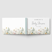 Summer Wildflower Field Baby shower Gastenboek (Volledig)