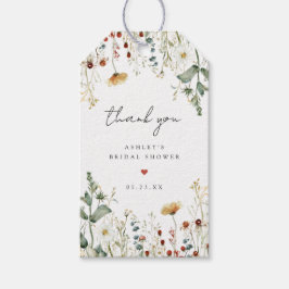 Summer Wildflower Field Bridal Shower Cadeaulabel
