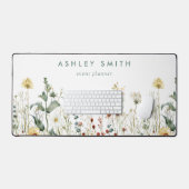 Summer Wildflower Field Bureaumat (Keyboard & Muis)