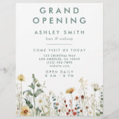 Summer Wildflower Field Flyer (Achterkant)