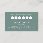 Summer Wildflower Field Klantenkaartje (Achterkant)