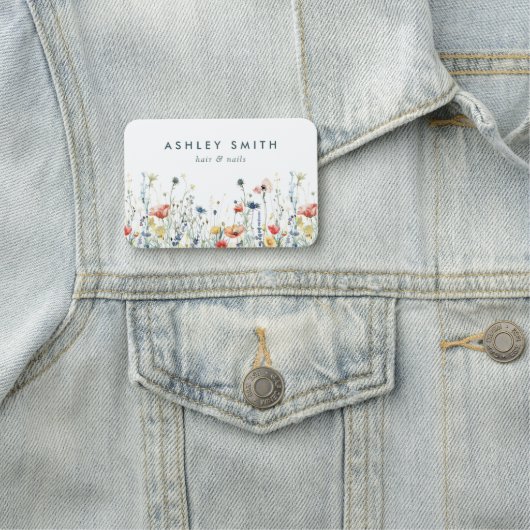 Summer Wildflower Field Naamplaatje (In situ)