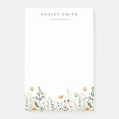 Summer Wildflower Field Post-it® Notes (Voorkant)