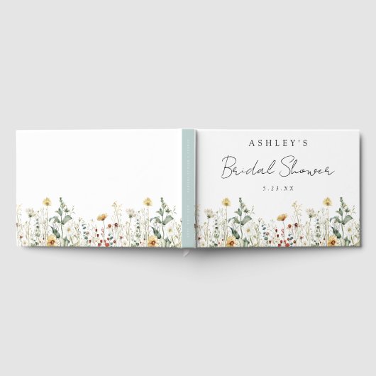 Summer Wildflower Field Vrijgezellenfeest Gastenboek (Volledig)