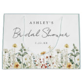 Summer Wildflower Field Vrijgezellenfeest Groot Cadeauzakje (Voorkant)