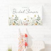 Summer Wildflower Field Vrijgezellenfeest Spandoek (Insitu)