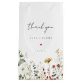 Summer Wildflower Field Wedding Klein Cadeauzakje (Voorkant)