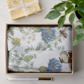 Summer Wildflower Floral Dragonfly Bee Craft Flip Tissuepapier (Geschenk)