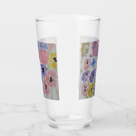 Summer Wildflower Glass Tumbler (Rechts)