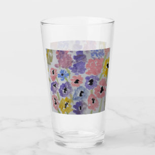 Summer Wildflower Glass Tumbler