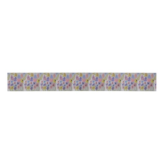 Summer Wildflower Grosgrain Lint (Voorkant)