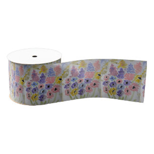 Summer Wildflower Grosgrain Lint