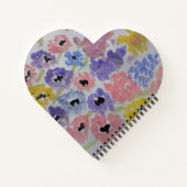 Summer Wildflower Heart Notitieboek (Achterkant)