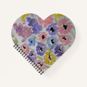 Summer Wildflower Heart Notitieboek