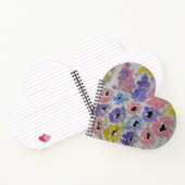 Summer Wildflower Heart Notitieboek (Binnen)