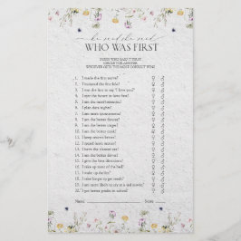 Summer Wildflower Hij zei dat ze douche spel zei