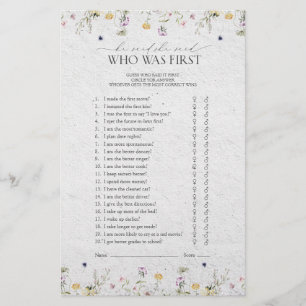 Summer Wildflower Hij zei dat ze douche spel zei