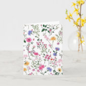 Summer Wildflower Kaart (Gele Bloem)