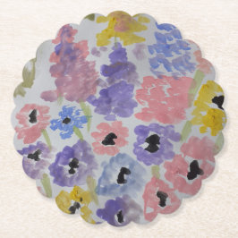 Summer Wildflower Kartonnen Onderzetters