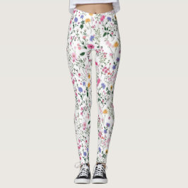 Summer Wildflower Leggings