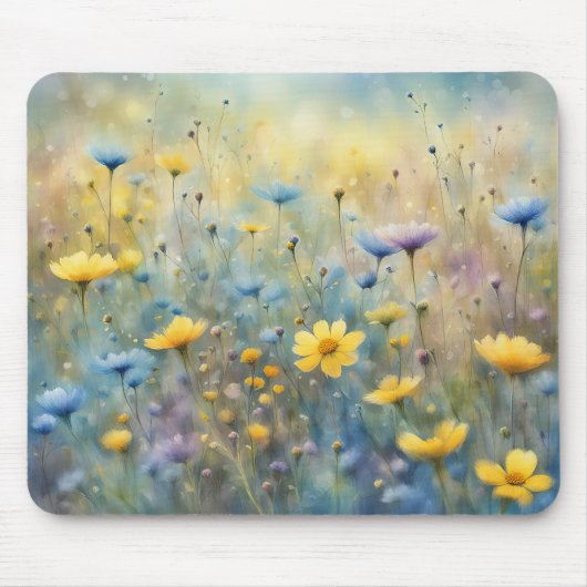 Summer Wildflower Meadow Muismat (Voorkant)