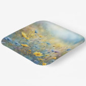 Summer Wildflower Meadow Papieren Bordje (Gebogen)