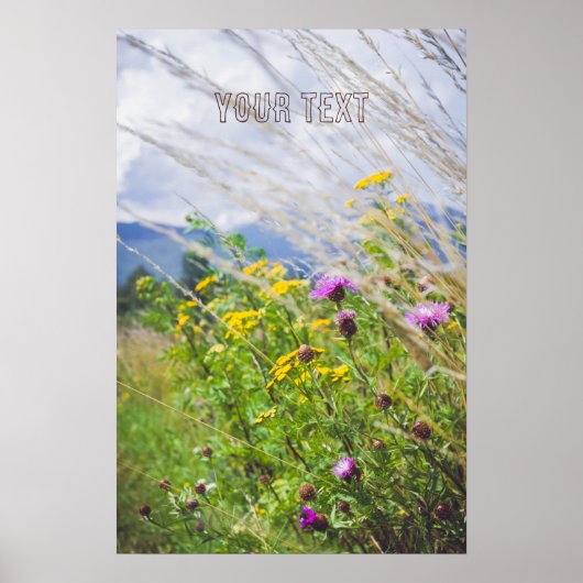 Summer Wildflower Meadow Poster (Voorkant)
