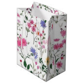 Summer Wildflower Medium Cadeauzakje (Voorkant Gekanteld)