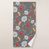 Summer Wildflower Pattern Badhanddoek (Badhanddoek)