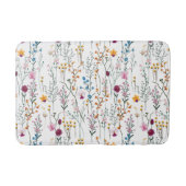 Summer Wildflower Pattern Badmat (Voorkant)