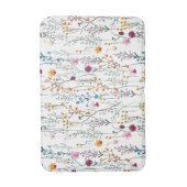 Summer Wildflower Pattern Badmat (Voorkant Verticaal)