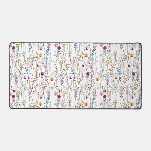 Summer Wildflower Pattern Bureaumat (Voorkant)